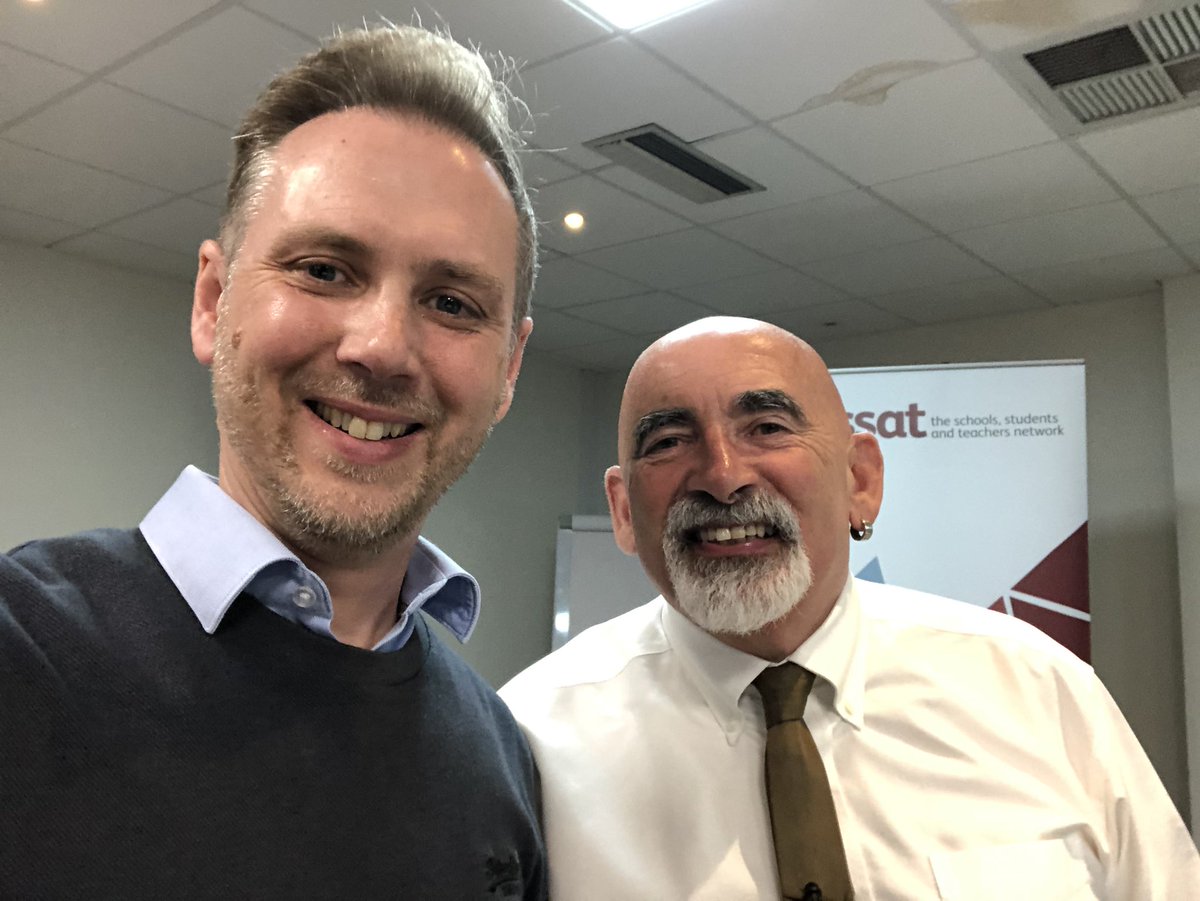“Feedback is an act of caring.’ 
Compelling, thought-provoking and inspiring.  An absolute pleasure to spend the day with @dylanwiliam.  Thank you @ssat.  #formativeassessment @EducEndowFoundn @AngelosMarkout1
