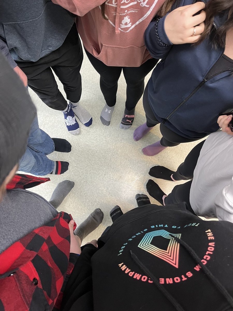 #LotsOfSocks at LSA! 🧦 🤗<a href="/LSASharks/">Labrador Straits Academy</a>