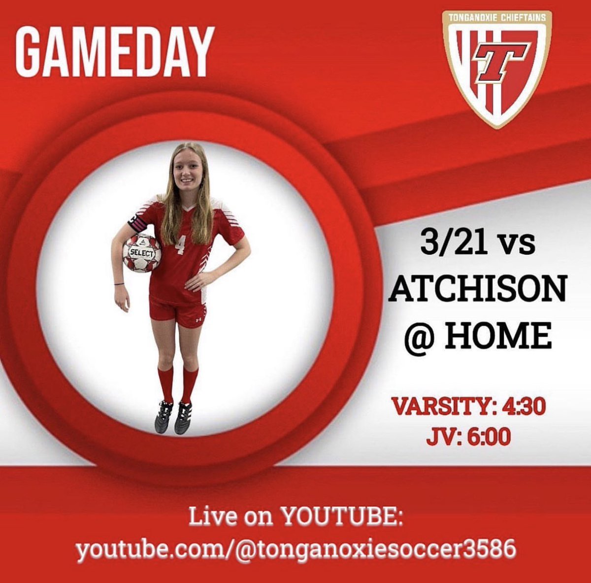 First game for girls soccer! At home tonight. Come support!