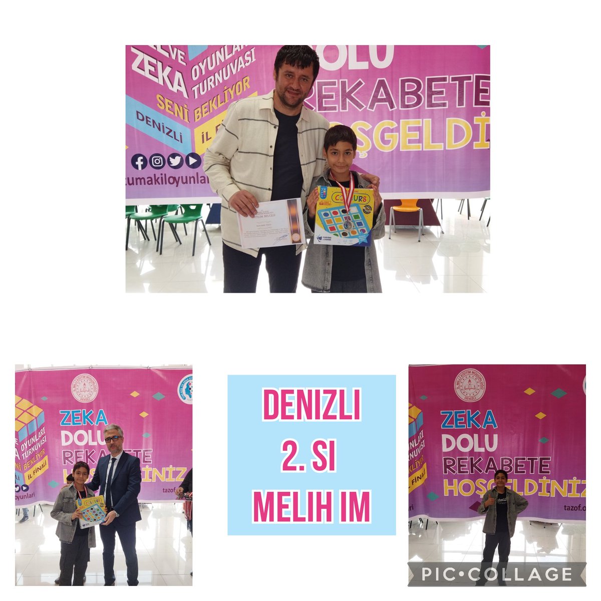 Denizli zeka oyunları turnuvasına katılan öğrencilerimizi tebrik ediyorum. Hem okulumuzu hem Kale ilçemizi gayet iyi temsil ettiler. 👏👏

<a href="/kalemem20/">Kale İlçe Milli Eğitim Müdürlüğü</a> 
<a href="/kalekemalaraci/">Mehmet ve Kemal Aracı İO</a> 
<a href="/Bekirata20/">Bekir Ata</a> 
<a href="/totak2066/">Nurettin TIKIM</a> 
<a href="/FatmaKaygn1/">Fatma Kaygın</a> 
<a href="/KaleKitapOkuyor/">KalekitapOKUyorzinciri</a> 
<a href="/fatosiyem1/">fatosiyem</a> 
<a href="/herenster/">Hikmet Eren</a> 
<a href="/AysegulGuzel11/">Aysegul Guzel-MEB</a> 
<a href="/DenizlideO/">DenizlideBirÖğretmen</a>