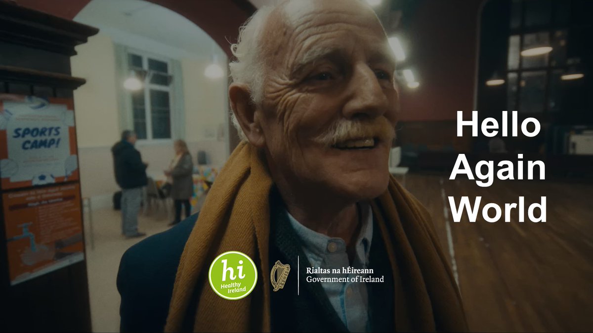 HealthyIreland's tweet image. Social connections are good for our health, for older people and everyone. Why not say Hello Again World and re-connect with someone today?
#HelloAgainWorld #SocialConnections