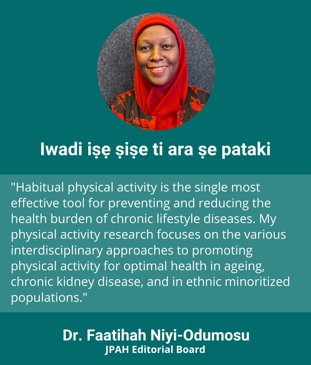 Journal of Physical Activity & Health tweet media