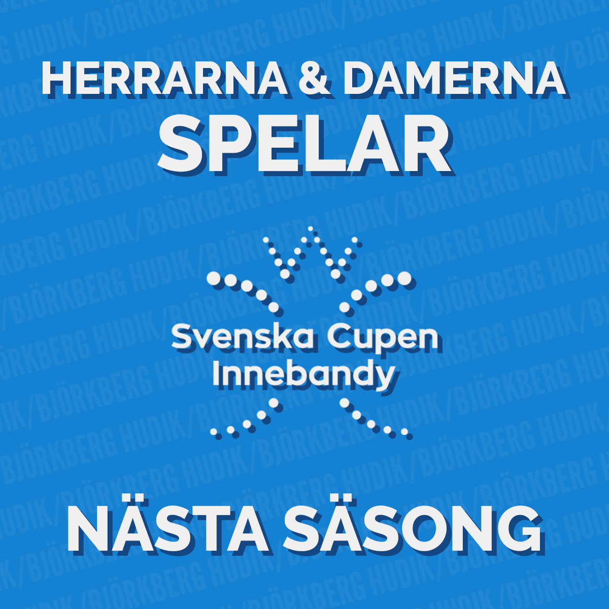 I och med att både herrarna och damerna vann sina Länsfinaler så är båda lagen klara för att delta i Svenska Cupen nästa säsong! 💙

Vi avslutar alltså säsongen med en varsin pokal och plats i Svenska Cupen! 🏆💙

#färgenärblå
💙