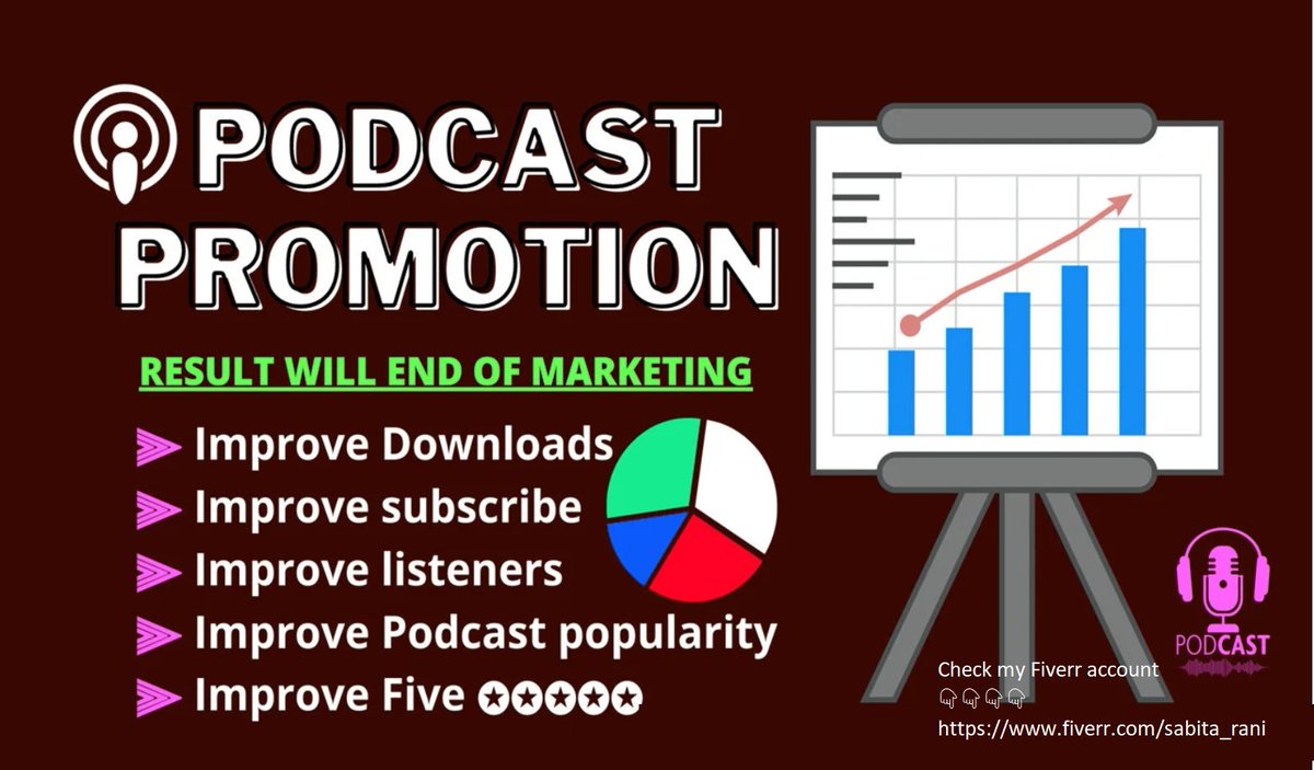 Organic Growth Podcast Promotion Service Check my Fiverr account 👇👇👇👇 fiverr.com/sabita_rani #applepodcast #podcast #spotify #spotifypodcast #podcasting #podcasters #podcaster #podcasts #podcastshow #podcasters #applepodcasts #newpodcast #youtube #iTunes
