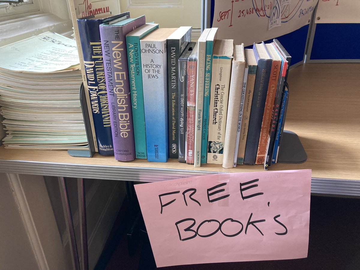 So, here's the thing.

We just had a personnel change - ivpbooks.com/blog/changes-t… - and we are about to move into a change of office location (don't worry, referencing fans, it's still London).

We've got some bookstacks to give away.

Standard drill. RT+Follow. Global, mostly*.