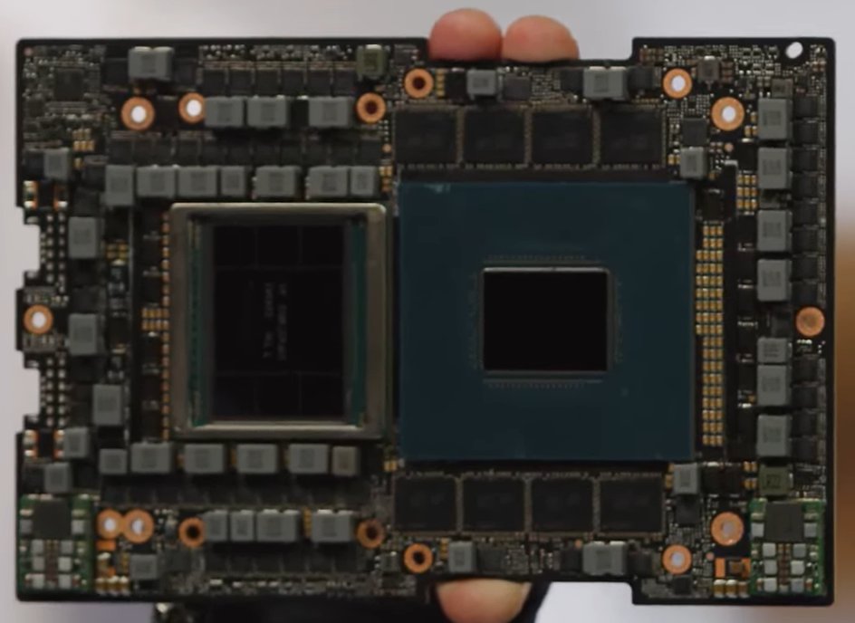 #GTC23 And here is Grace Hopper!
Doing a quick compare vs GH100's 814 mm², it looks like Grace on TSMC 4N is about 730 mm²! 
Pretty large for a 72-core CPU.