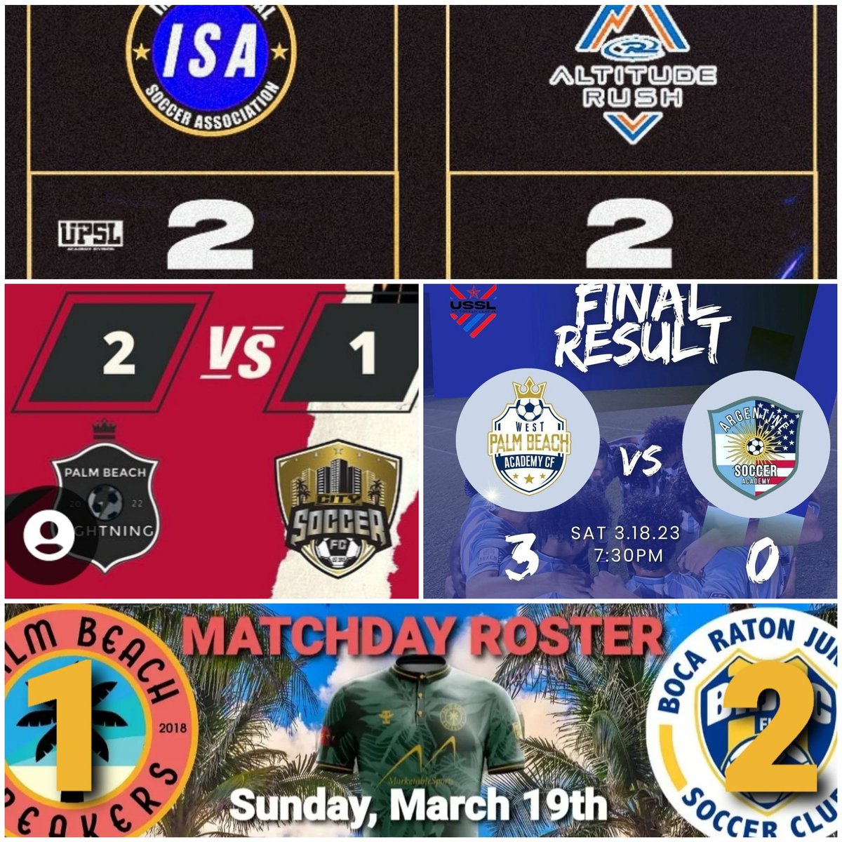 route1soccer's tweet photo. GREATER PALM BEACH PREMIER CLUBS - WEEK 2 TABLE
@PBLFCofficial
#BocaRatonJuniors
#WPBAcademy
@CitySoccer_FC
#AltitudeRush
@HurricaneFC161
@SharksFC561
@InterSoccerAsso
@SchulzAcademy1
@TheBreakersAFC
@JETSETVFC
@SheasOFC
#PBFlames
@PSLUnitedSC1
____
@PBPSports @ESPNWestPalm https://t.co/QVxgwkjLcA
