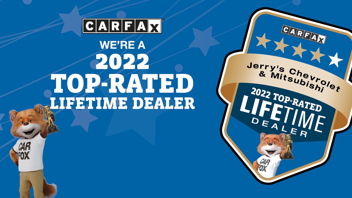 Thank you CARFAX! 🥳
#jerryschevrolet #carfax #itsaboutyou #chevy #jerrys