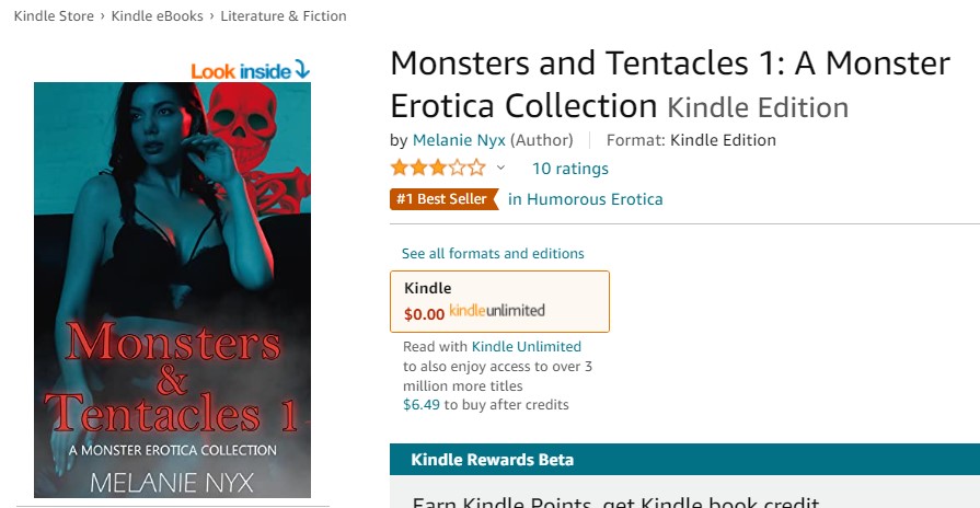 Thank you for making Monsters and Tentacles 1 a best seller :) Haven't read it yet? What are you waiting for? It's perfect for fans of #monster and #tentacle #erotica books2read.com/b/monstersandt…