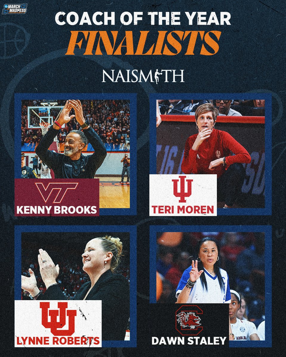 MarchMadnessWBB's tweet photo. Voting is open and YOUR vote contributes to the @NaismithTrophy Women's Coach of the Year!  🏆 
 
Cast your vote in our poll and here: 
 👉  https://t.co/1a0VIODbJn https://t.co/4oBWTH61aA