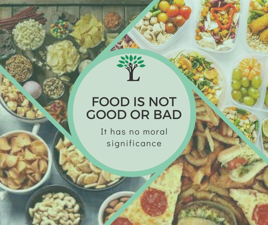 NutritionCycle's tweet photo. Happy Tuesday!! Remember, food does not have any moral significance. Food is neither good nor bad! 🍉🥞🍕🌮🥑🥐🍪 #foodfreedom #tuesdaytips #tuesdaytruth #eddietitian https://t.co/vWdcTgPfTD