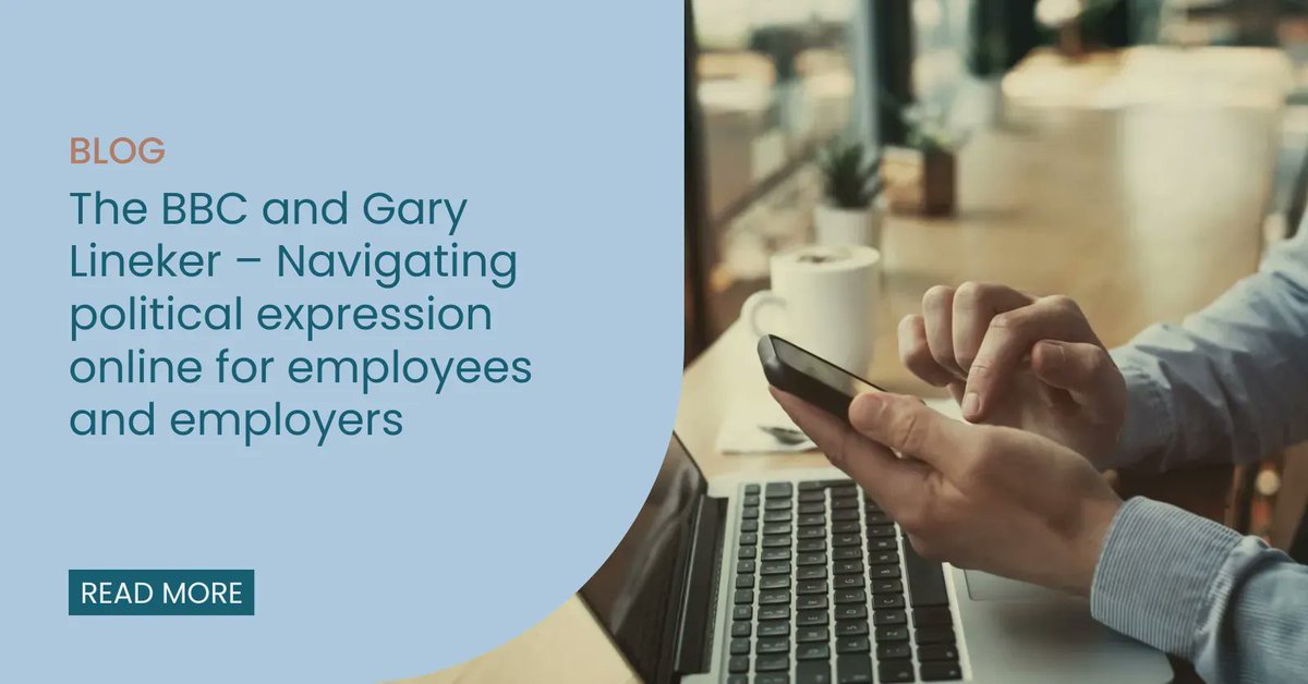 Where is the line drawn between a worker having a right to express their political opinions, and the employer’s entitlement to discipline them for making statements that may harm their business?

Our #Employment team discuss this here: bindmans.co/3yUJgRD