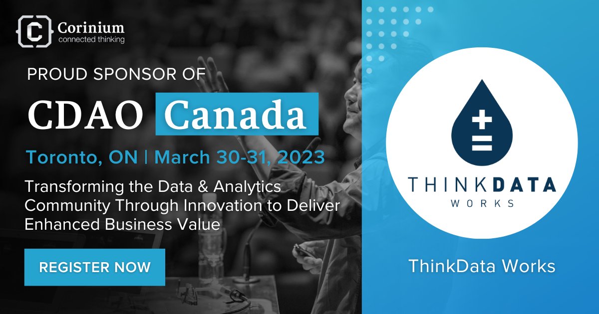 We are excited to announce we'll be at CDAO Canada next week 🎉!

Join us at this exclusive gathering of Data &amp; Analytics professionals for a day of valuable insights!

Book some time with us at CDAO for a live demo session: bit.ly/4034R6r

#CDAOCanada #data #analytics