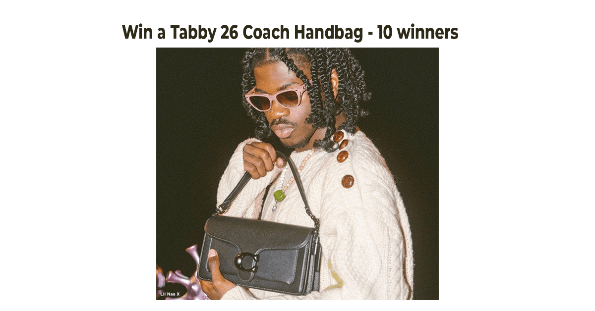 GooseGiveaways's tweet photo. π Win a chic $450 Coach Tabby Handbag! Enter the Coach Insider Sweepstakes, US only, ends 4/30. Get stylish now: https://t.co/tmhwLbiTmO
#CoachHandbag #Sweepstakes #Fashionista #GiveawayAlert #LuxuryBag https://t.co/uLPm9YVGxc