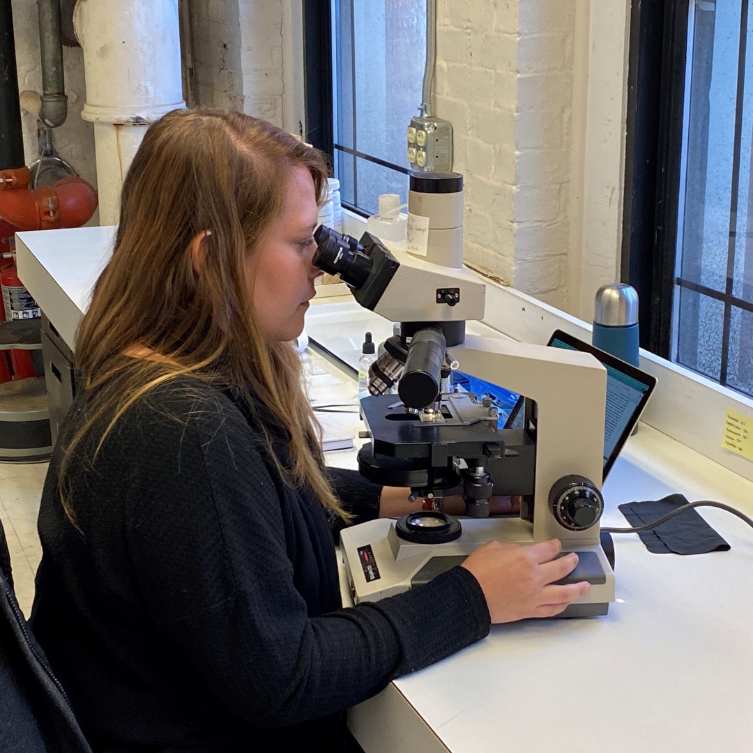 MCZHarvard's tweet photo. Luz Adriana Botero from @UNAM_MX received an MCZ-funded Ernst Mayr Grant to study glass sponges in our invertebrate zoology collection. Luz observed spicules (structural elements found in most sponges) that are used for identification. #MCZInvertZoology #DigInverts https://t.co/b6BI5FmbxH