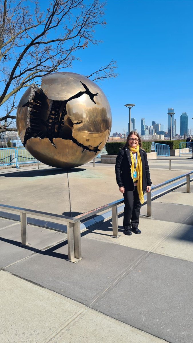 AnnaKu's tweet photo. Arrived at @UN for the 2023 #water conference! I’m honoured to represent @TheBrooke at this forum and highlight the vital role working animals play in #WaterAction #SDG6. https://t.co/kImTrWnTUa