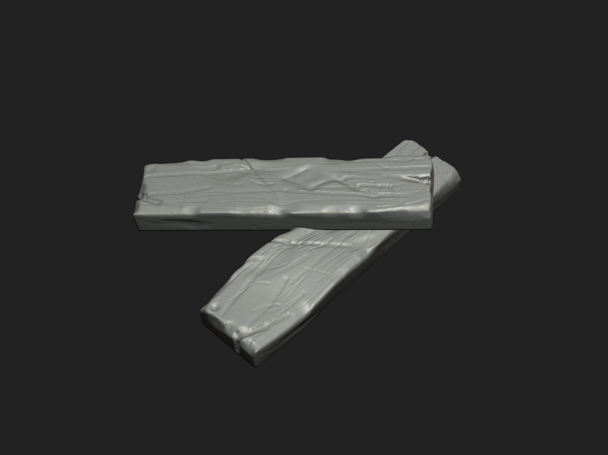 Elloymc's tweet photo. Some wooden planks , so motivated to get into the gaming industry 😭… one day🫶🏽! #stylizedart #art #3dart https://t.co/RWQSMPP7Ow