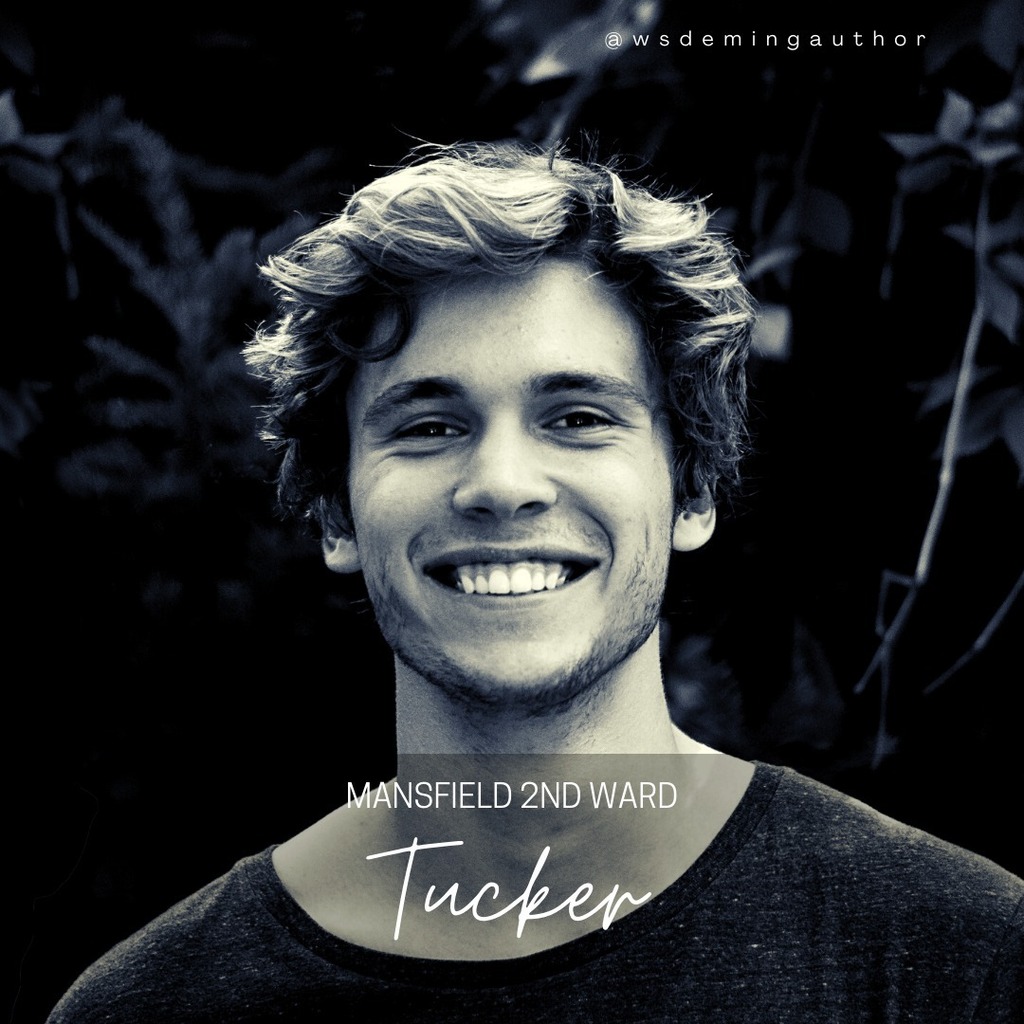 WSDeming's tweet photo. He was possibly the best looking young man Elle had ever seen. He wore his light brown hair slightly long and curly in that surfer-dude, unkempt-but-groomed look. He locked eyes with Elle, then gave her a roguish grin. 

Mansfield 2nd Ward, Ch 4
Link in … https://t.co/dyE9bpZraC https://t.co/rUgTDzAZvD