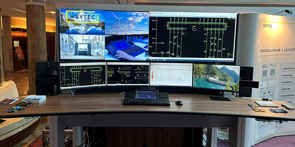 WEYTechnology's tweet image. Day 1 at the symposium NETZLEITTECHNIK is almost over. Didn&apos;t have the chance to meet our team yet? No worries, tomorrow we will be there for you as well. Get to know our game-changing operator workplace solutions for a save &amp;amp; reliably future in the #energy sector. #optimization