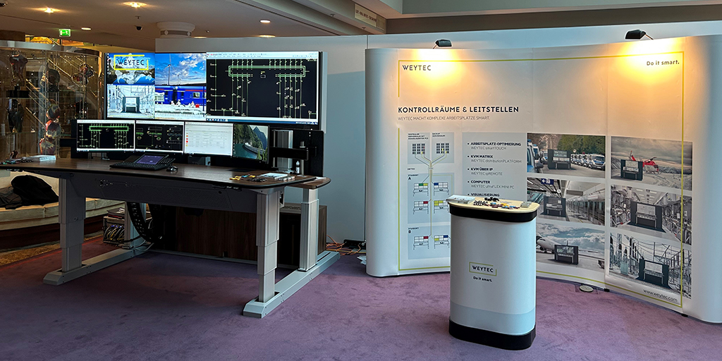 WEYTechnology's tweet image. Day 1 at the symposium NETZLEITTECHNIK is almost over. Didn&apos;t have the chance to meet our team yet? No worries, tomorrow we will be there for you as well. Get to know our game-changing operator workplace solutions for a save &amp;amp; reliably future in the #energy sector. #optimization