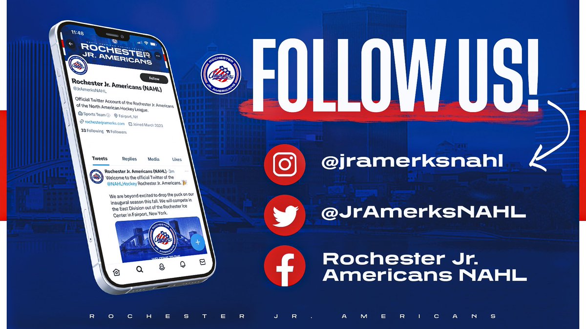 Rochester Jr. Americans NAHL tweet media