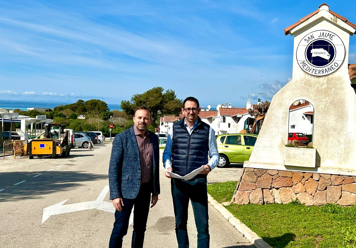 Se inician las obras de mejora del Paseo Marítimo de San Jaime, con la creación de nuevos aparcamientos. Más seguridad y comodidad para todos. #AlaiorMillor <a href="/CristobalMP/">Cristóbal Marqués</a>