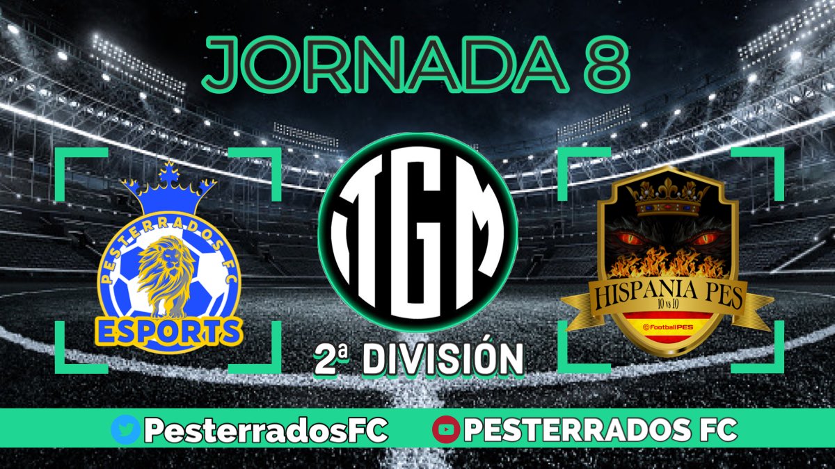 PesterradosFC's tweet photo. Esta noche:

🏆@Ace_espanaa 🔵🔵
🗓️2ªDIVISIÓN | Jornada 2 |
⏰22:00H
🆚CHICHARRONES FC

🏆@Liga_TGM ⚫️🟢 
🗓️2ª DIVISIÓN | Jornada 8 |
⏰22:20H
🆚@HISPANIAPES 

Síguenos en 🔴DIRECTO a través de nuestro canal de YouTube📡:
📺PESTERRADOS FC

#FIFA23 #ClubesPro #11vs11 https://t.co/SEeiIrDsw6