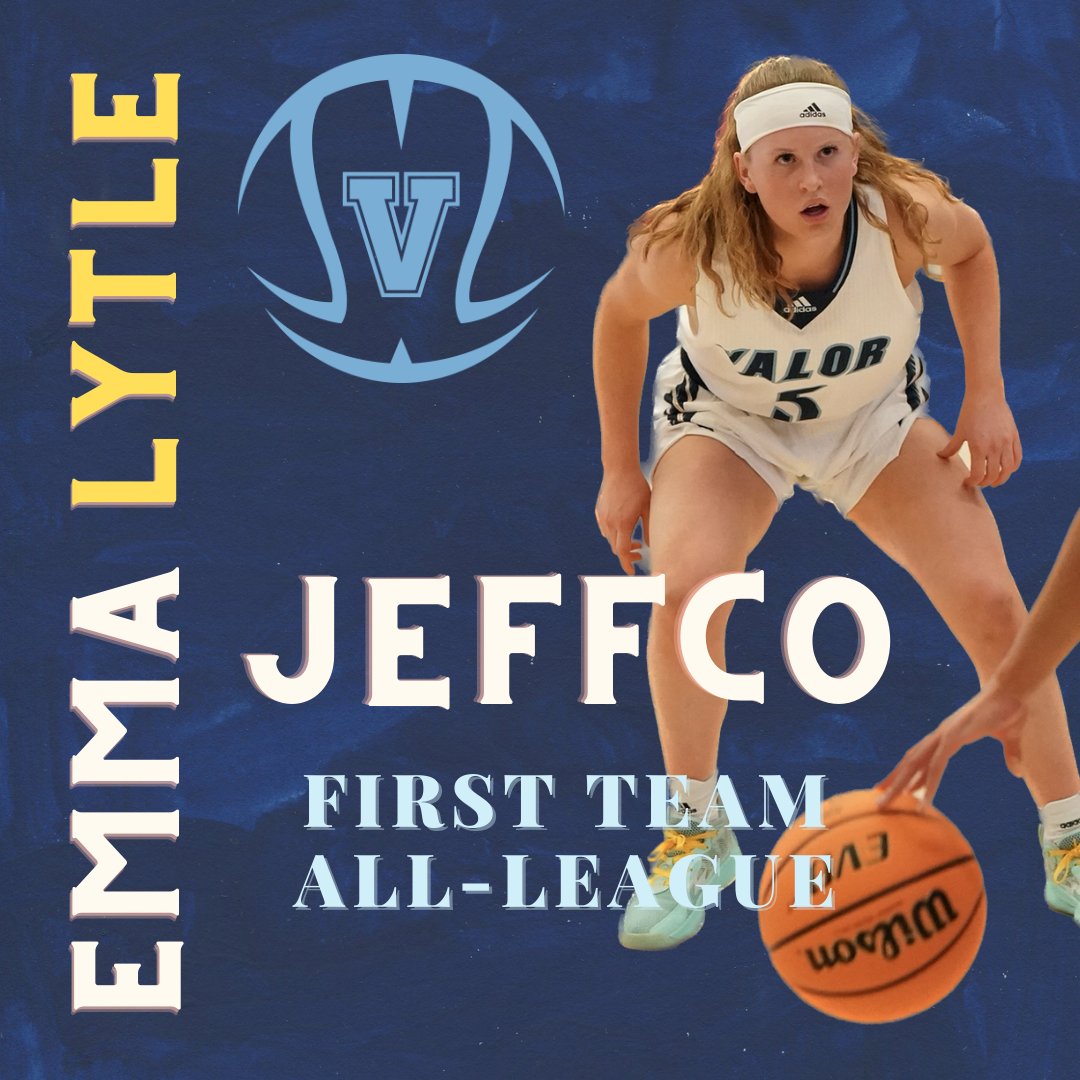 Valor Basketball (@govalorgbball) on Twitter photo Congratulations to <a href="/EmmaLytle25/">Emma Lytle</a> on her selection to the Jeffco All-League First Team! <a href="/ValorAthletics/">Valor Christian Athletics</a> Congratulations to <a href="/EmmaLytle25/">Emma Lytle</a> on her selection to the Jeffco All-League First Team! <a href="/ValorAthletics/">Valor Christian Athletics</a>