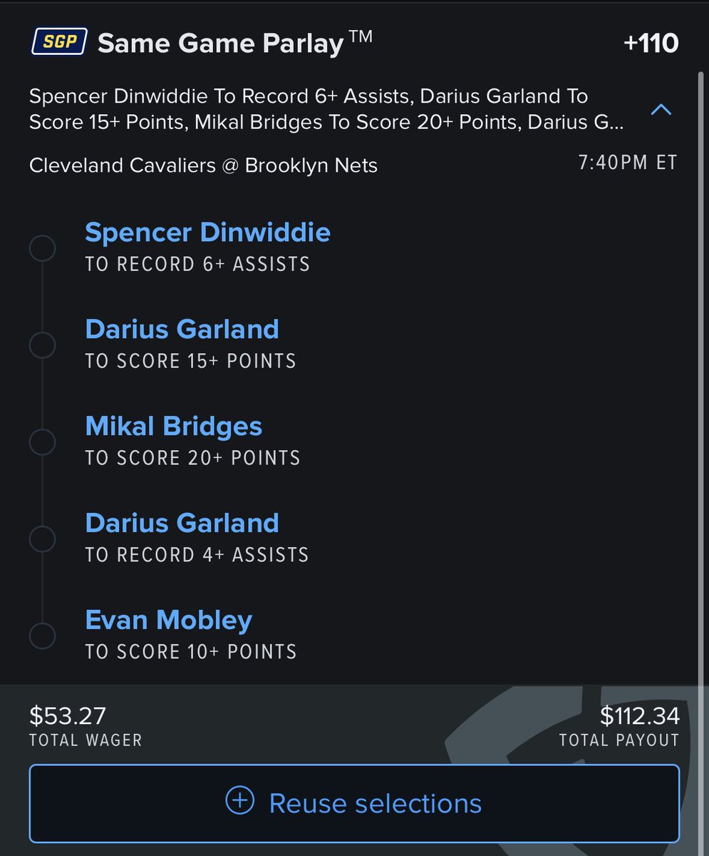 OhioSports18's tweet photo. 🚨 DAY 2 LADDER CHALLENGE IS HERE

Focusing on Cavs/Nets game early and hoping to cash early for a late slate game!

Want $25 to start up your Day 1 Ladder Challenge climb? Give us a follow and Retweet this tweet 👇 We will pick a winner before the Cavs/Nets tip-off ‼️ https://t.co/38ZhvMDtLt