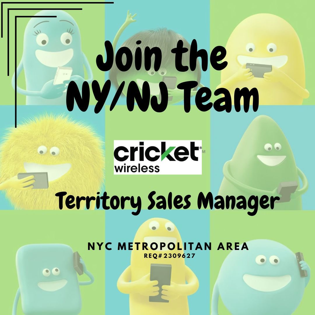 Searching for talent to join our NY/NJ Cricket team. Do you have what it takes? Click the link for details att.jobs/search-jobs/23…