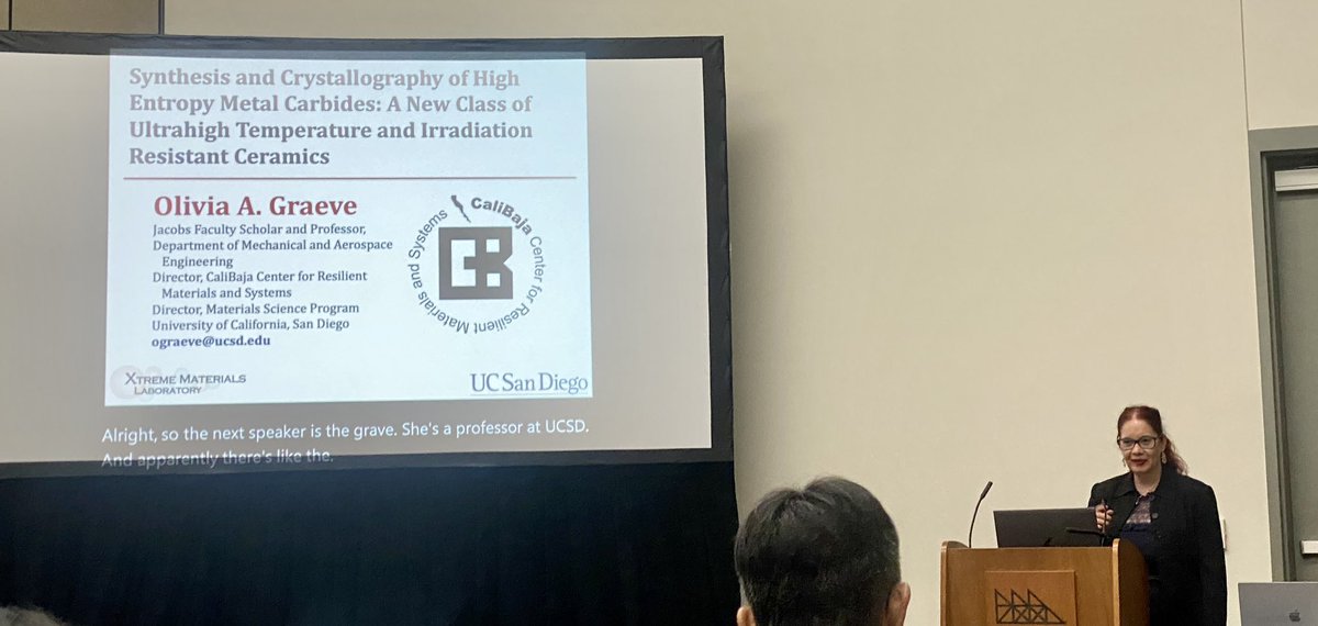 Fantastic talk by Prof. Olivia Graeve of <a href="/UCSanDiego/">UC San Diego</a> at #TMSAnnual #technical #conference 👏👏👏