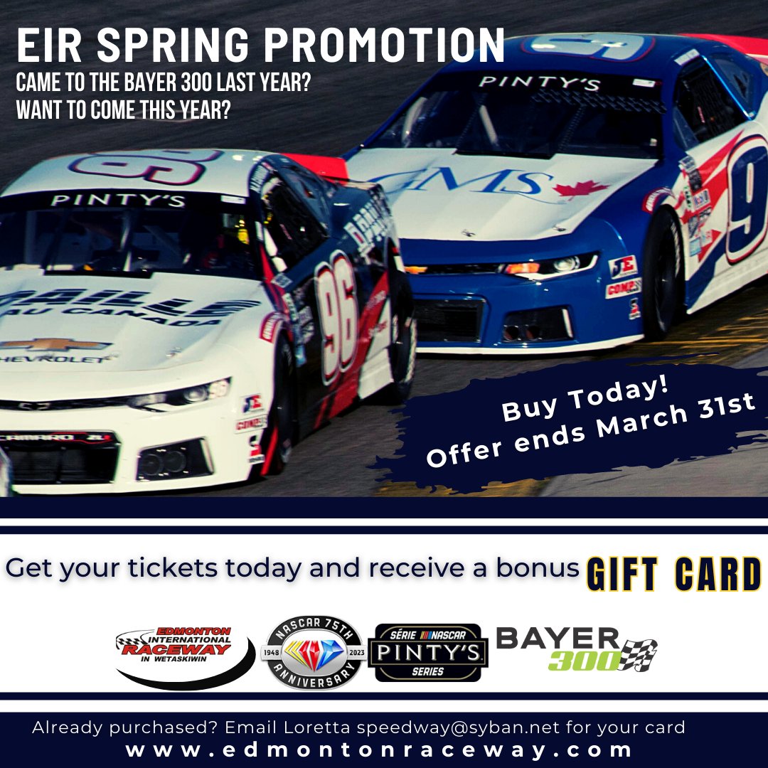 EIR - NASCAR TRACK on Twitter: 