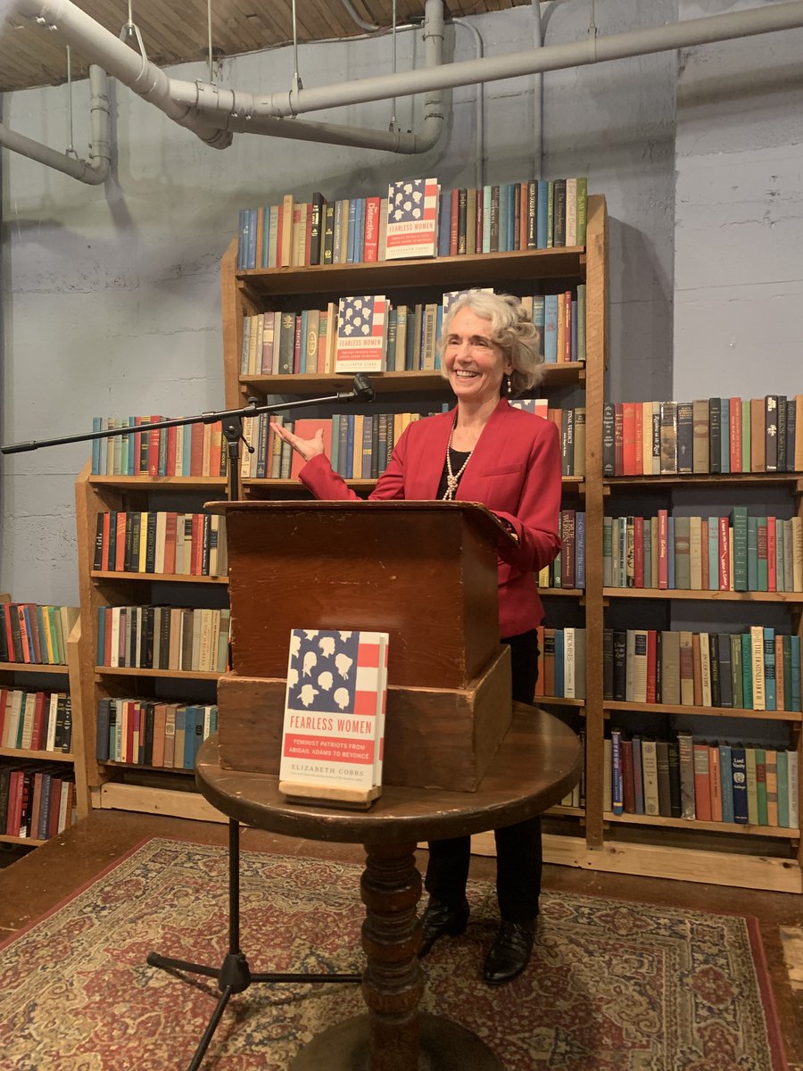 Thank you, @elliottbaybooks for a warm Seattle welcome and the chance to discuss Feminist Patriots from Abigail Adams to <a href="/Beyonce/">BEYONCÉ</a>. The bonus? Meeting famed historian @MargaretoMara!