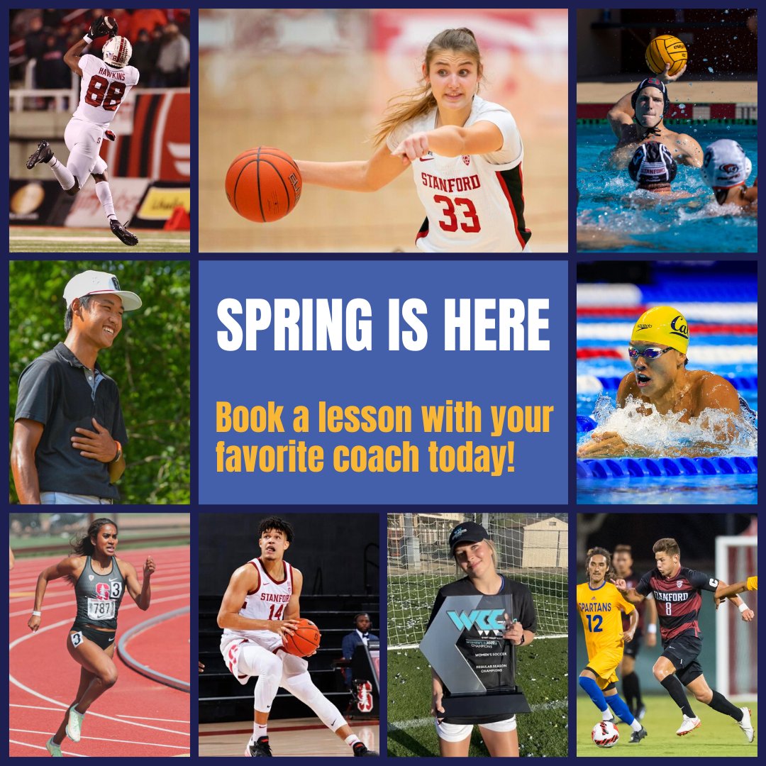 It’s officially spring! Warmer weather and longer days mean more time for sports, and our lessons are booking up fast!

Book your lessons now to ensure you get to train with your favorite coach!

#positivecoaching #sportstraining #youthsports #Spring