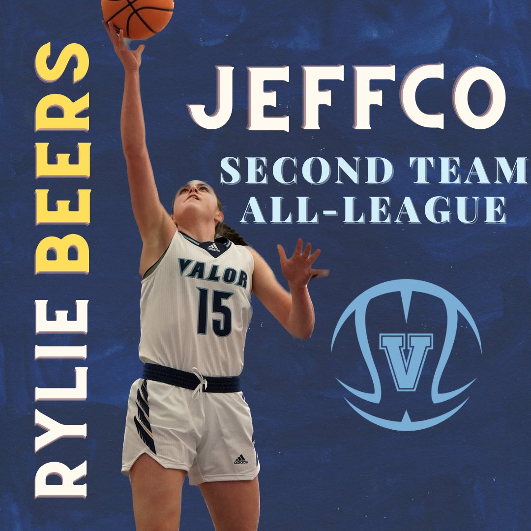Valor Basketball (@govalorgbball) on Twitter photo Congratulations to Rylie Beers on her selection to the Jeffco All-League Second Team! <a href="/ValorAthletics/">Valor Christian Athletics</a> Congratulations to Rylie Beers on her selection to the Jeffco All-League Second Team! <a href="/ValorAthletics/">Valor Christian Athletics</a>