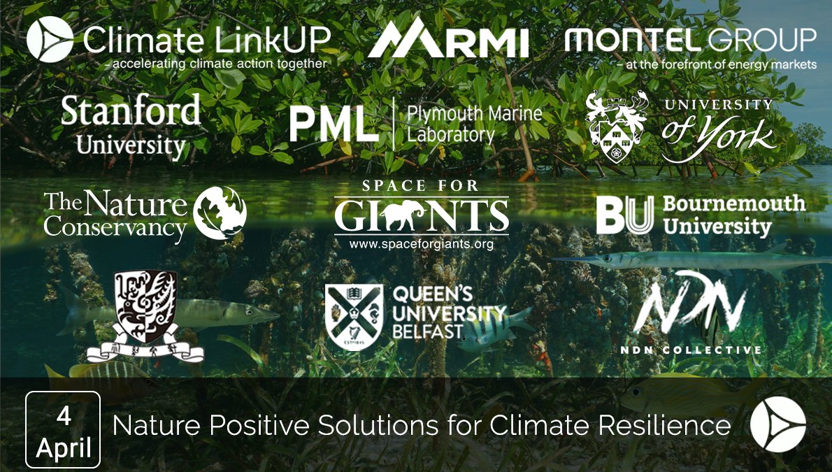 Join our upcoming global event co-hosted with 
@RockyMtnInst, that will showcase early career researchers (ECR) and their innovative environmental #climateadaptation solutions to mitigate climate impacts.

Montel blog: https://t.co/HzJTJdcqsL

Register: 
https://t.co/wCF718GW7E 