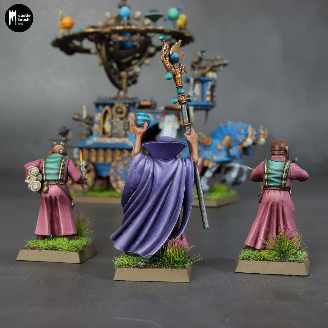 castle_brush's tweet photo. Celestial Mage and his apprentices are almost ready to show You their new ride...in the near future ;) Just a teaser this time!
#nuln #imperium #citiesofsigmar #squarebase #warhammer #warhammercommunity #order #paintingminis #aos #wfb #warhammerfantasy https://t.co/pwWCky4vWf