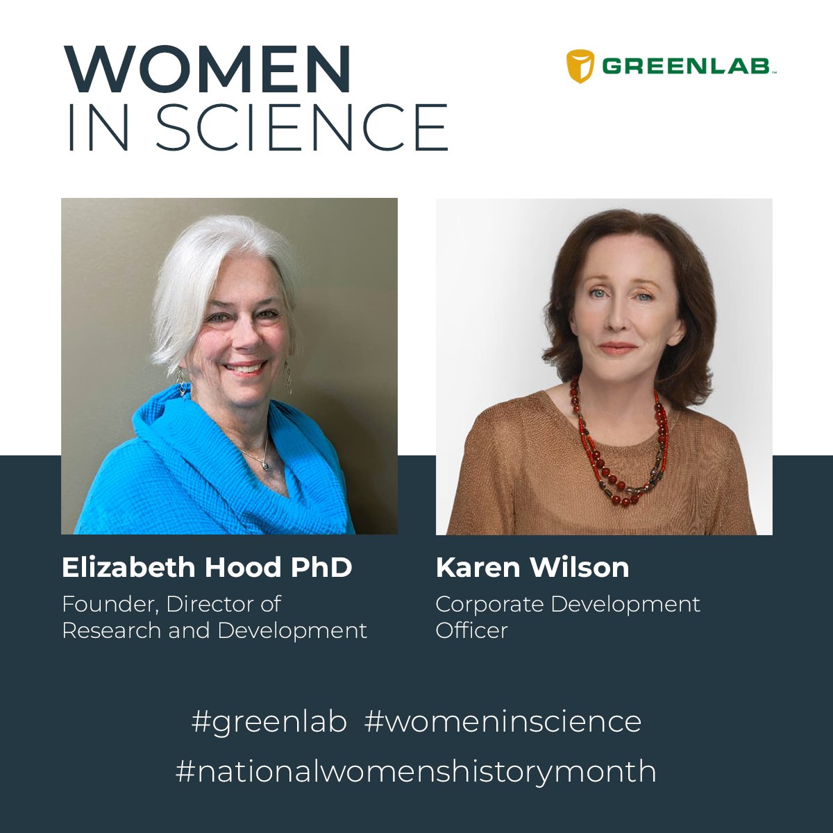 #nationalwomenshistorymonth is here. <a href="/GreenLabMfg/">GreenLab, Inc.</a> honors Elizabeth Hood and Karen Wilson - two members of our management team shaping our company, and impacting our planet's future. We celebrate the history they will continue to make. #womeninscience linkedin.com/feed/update/ur…