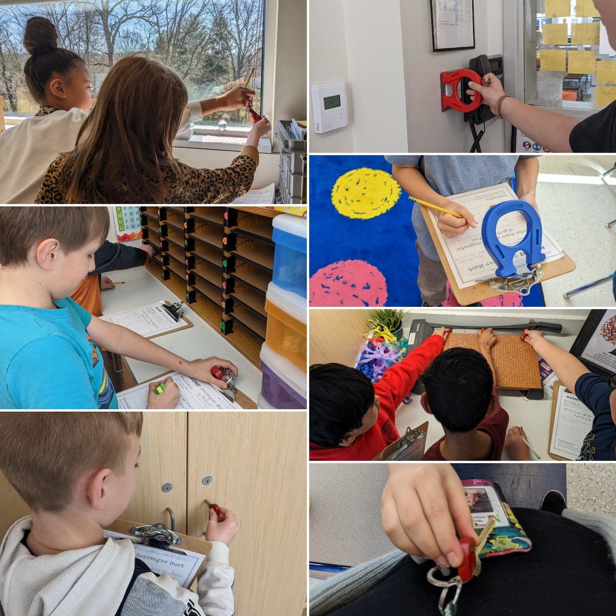 Magnet Scavenger Hunt! What objects were magnetic in our classroom?? Team Brown got our brains churning with reasons and explanations why things are/are not magnetic! <a href="/DrAaronRoberts1/">Dr. Aaron Roberts</a> <a href="/Methacton/">Methacton Schools</a> <a href="/MethactonEA/">Methacton Teachers</a>