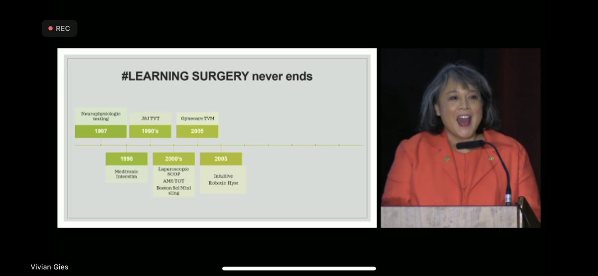 “77% of what I do today I did not learn in fellowship.”

Fellows and Residents: You must learn How to Learn How to do Surgery.

The day you graduate should be the worst you’ll ever be as a surgeon. But the heights you reach are up to you.

#sgs2023 <a href="/GynSurgery/">Society of Gynecologic Surgeons</a> <a href="/cheryliglesia/">Cheryl Iglesia MD</a>