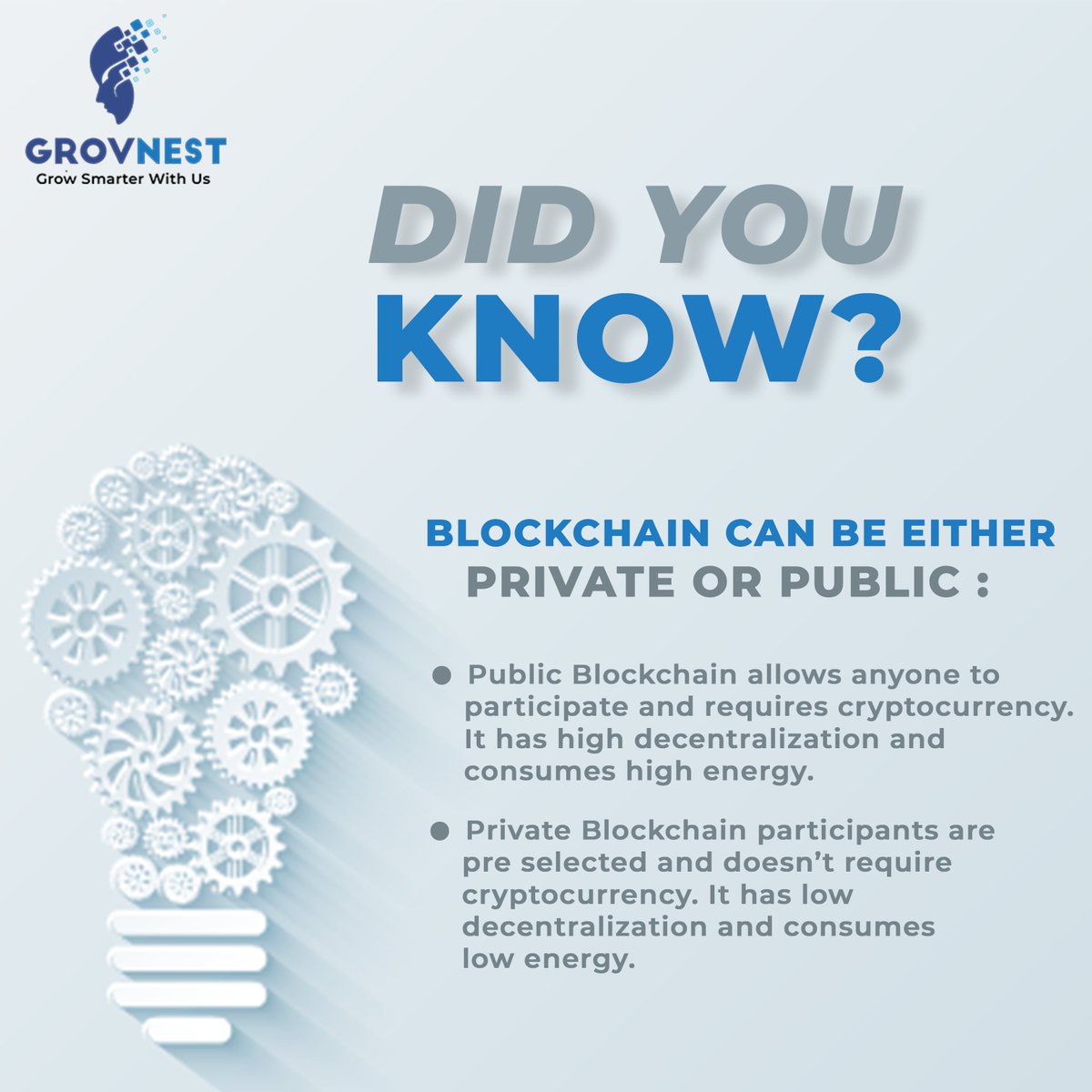 grovnest's tweet photo. Did You Know ?

#blockchaintechnolog #blockchain
#blockchainforgood #grovnest #career #careercounseling #careercoach #careerdevelopment #dermatoglyphics
#GrovNest #tailormadecounseling
#DMITTechnology #ExpertCareerAdvice #growwithgrovnest https://t.co/BIIMp7pROn