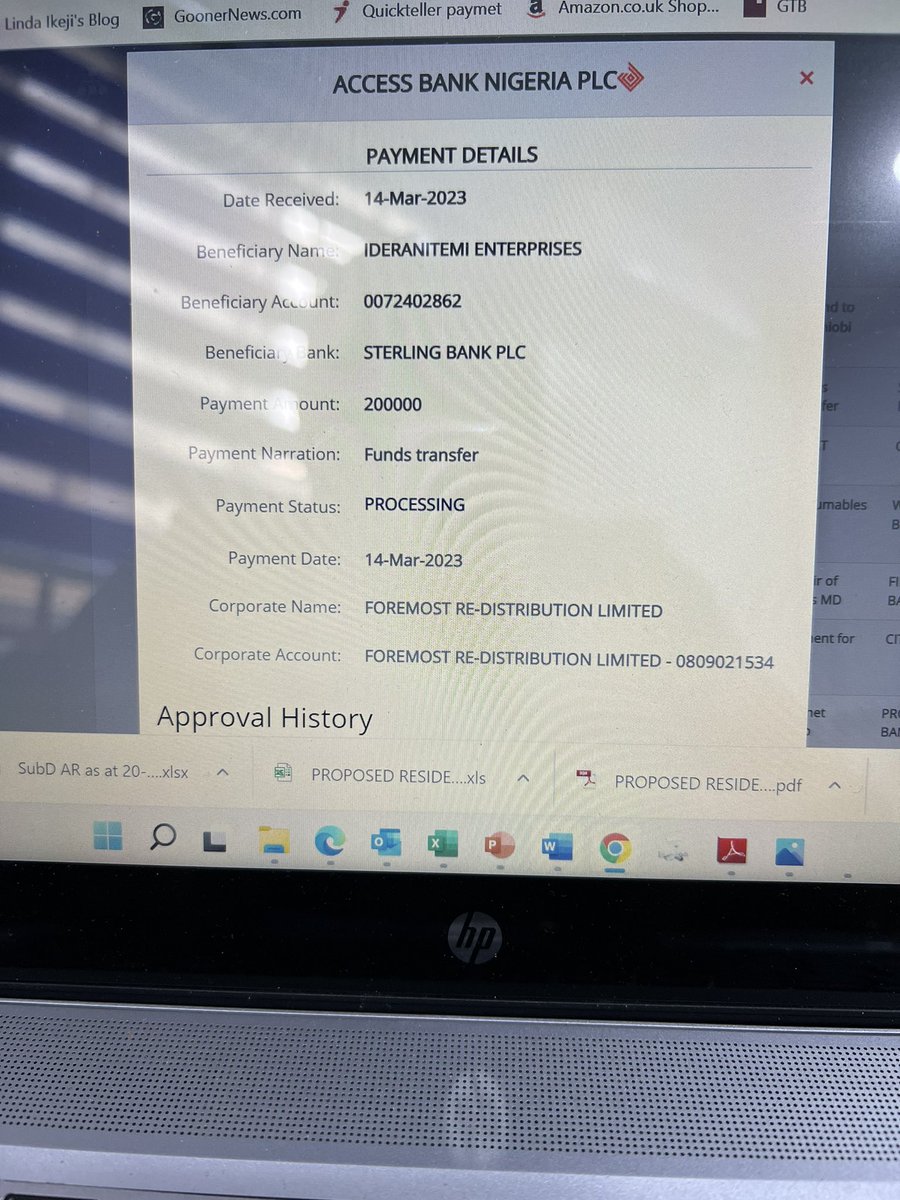 oj_ajayi's tweet photo. @myaccessbank hello I made a transaction from my access bank company account since 14th March and the recipient is still yet to receive payment while I have been debited. See the details on transaction. Please resolve this immediately https://t.co/CfHfD4EZ4J