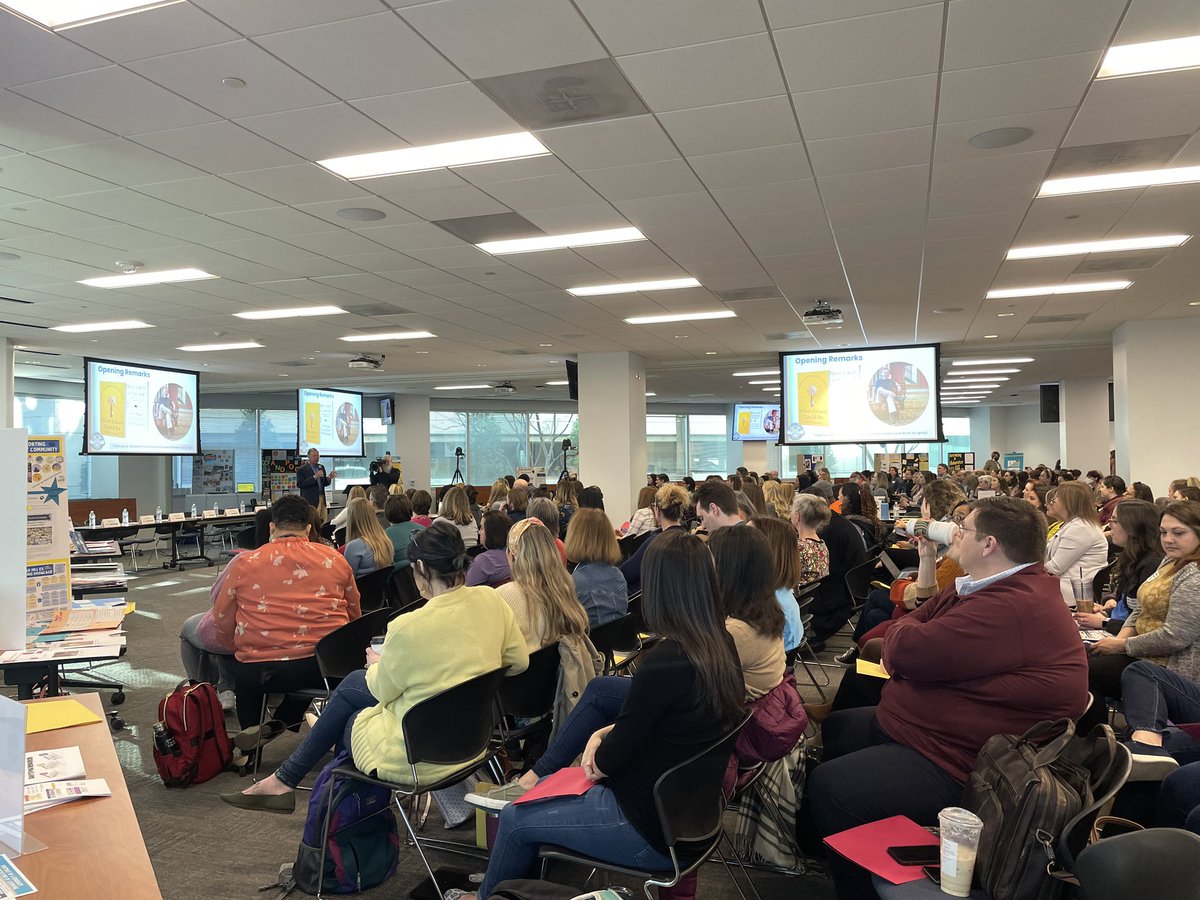 Reimagining what school could be with our #fcpsPOGPOL innovator cohort! Amazing to hear @dintersmith, our panel of teachers & students, and staff throughout the county sharing their growth in #fcpsPOG this year! 👏🏻