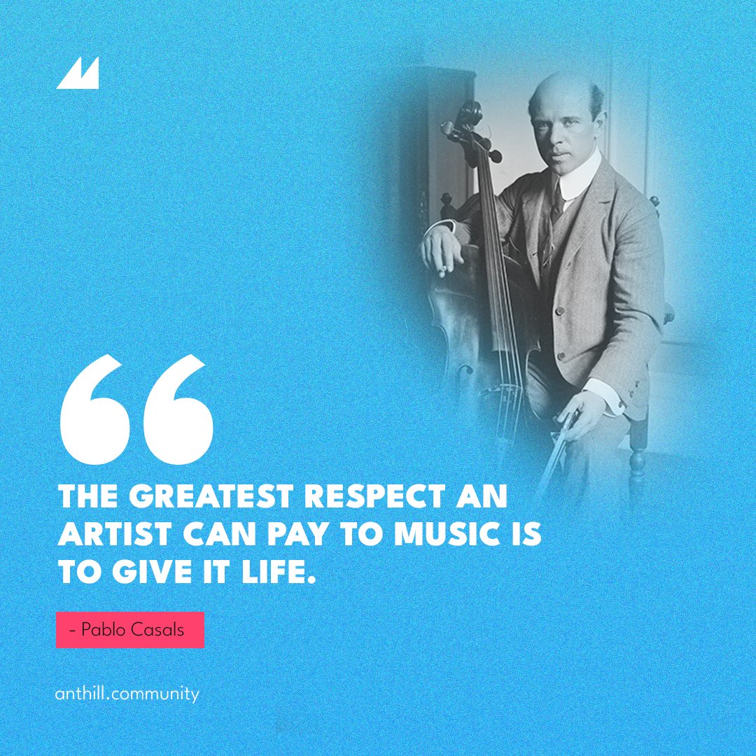 Music has the power to move us, to bring us joy and to connect us to something greater. Let's honor it by giving it life and showing it the respect it deserves!😍 anthill.community #wetheanthill #keeplearning #artisticjourney #JoinTheAnts