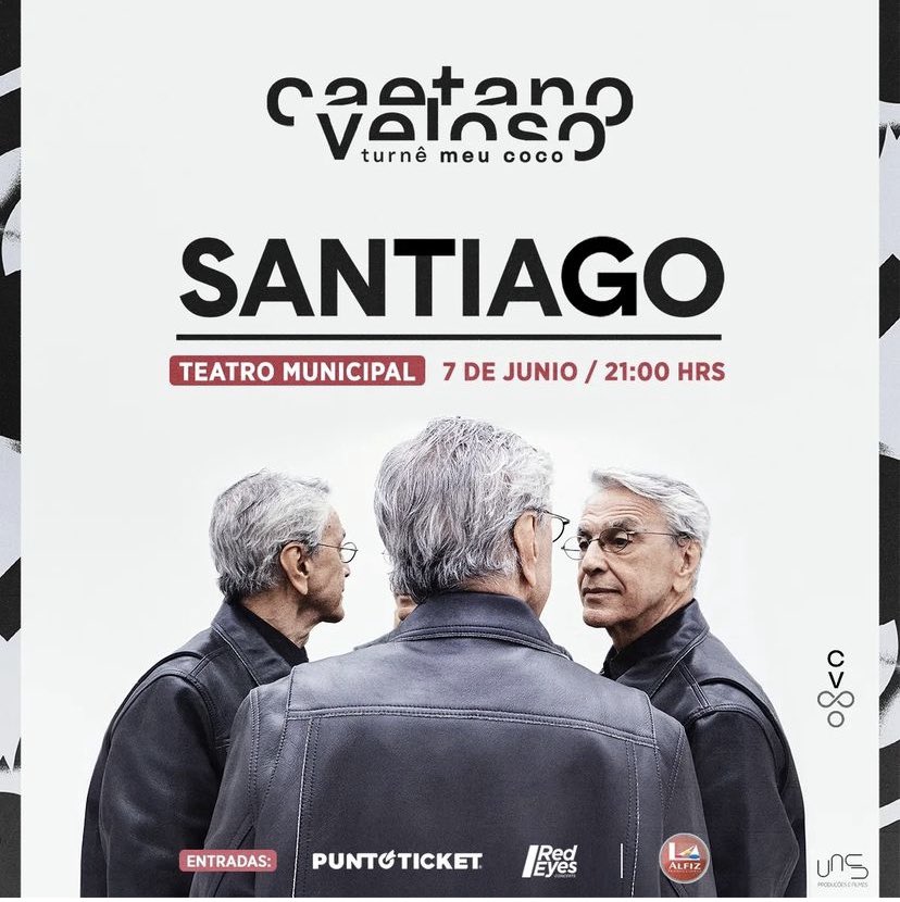 Ya están a la venta las entradas para recital que <a href="/caetanoveloso/">Caetano Veloso</a> dará en #Chile el próximo 7 de junio en el histórico Teatro Municipal de Santiago
Ingresa a <a href="/puntoticket/">Punto Ticket</a>