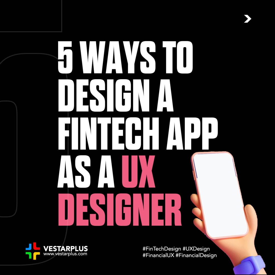 vestarplus's tweet image. 5 ways to design a FinTech app as a UX designer.

#FinTechDesign #UXDesign #FinancialDesign #FinancialUX #FinancialApp #UserExperience #DataVisualization #Personalization #CustomerSupport #FinanceTechnology #DigitalBanking #InvestmentApp