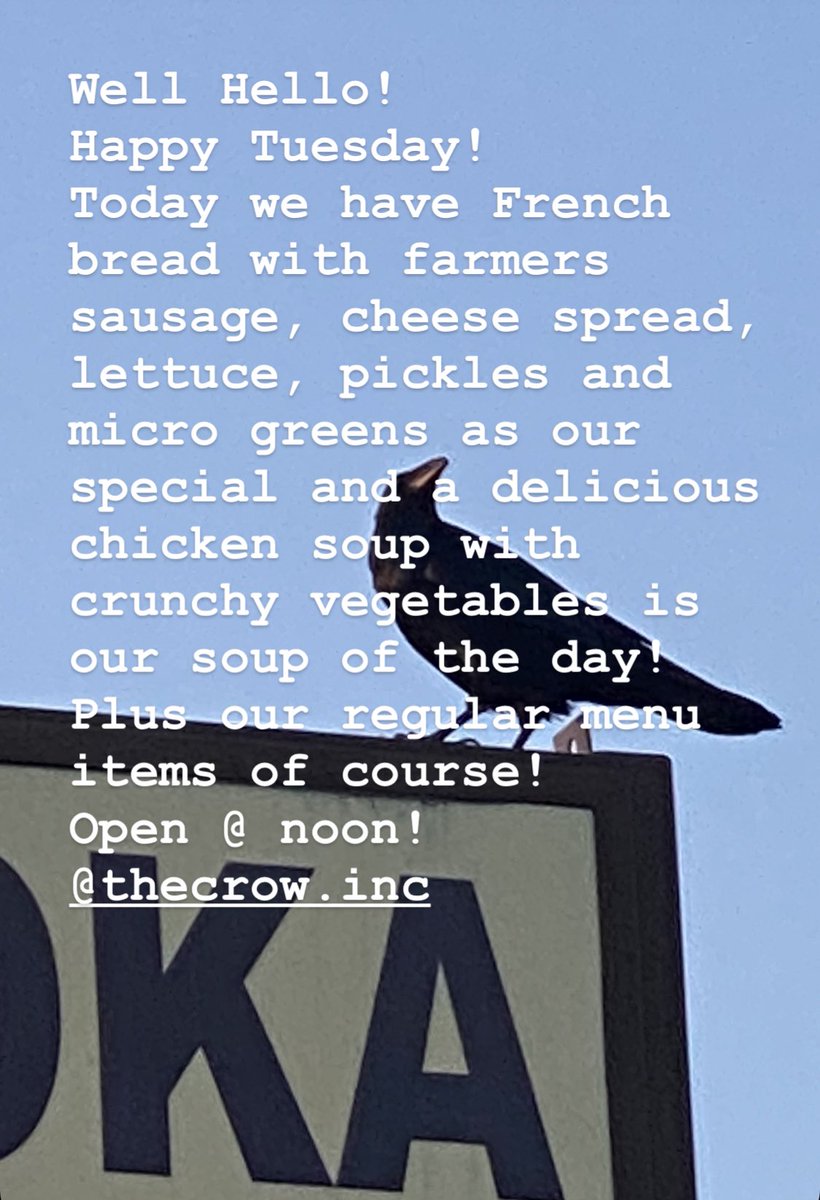 Happy Tuesday! #tinyrestaurant #restaurant #alberta #ponoka #comeseewhatitsabout
