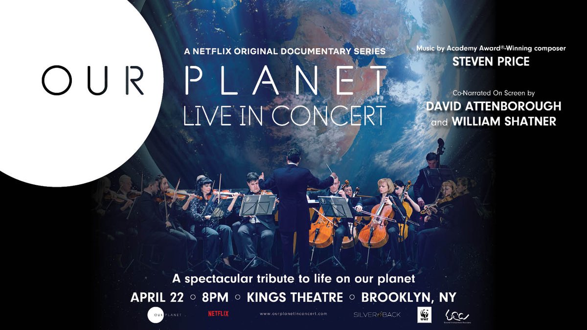 brooklynmuseum's tweet photo. #BKMPicks: Join @KingsBklyn on 4/22 for Our Planet Live in Concert, hosted by series composer and Academy Award-winner Steven Price. The score will be performed live by a 44-piece orchestra, taking you on a journey across our planet, like never before. https://t.co/13G5NllL5H… https://t.co/TvyARAjLfa