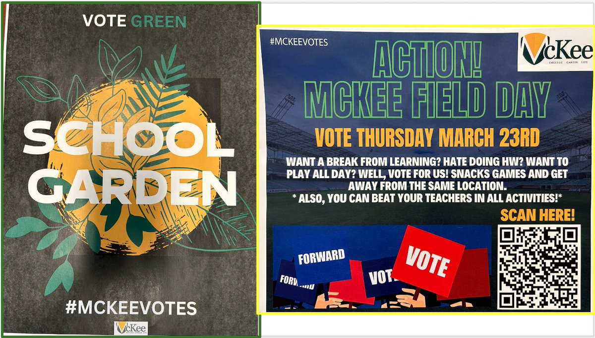 RalphRMcKeeCTE's tweet photo. π³οΈ#McKeeVotesπ³οΈ Our #SoaringSeagulls are #AgentsOfSocialChange. Students will be flocking to the voting booth for #PBL #ParticipatoryBudgetingElection this Thurs, 3/23/23
#StudentVoice #StudentChoice #RockTheVote #Democracy @brigid_howley @DrMarionWilson @KamillahMHanks @SIBPVito https://t.co/J9LCnmiB7N
