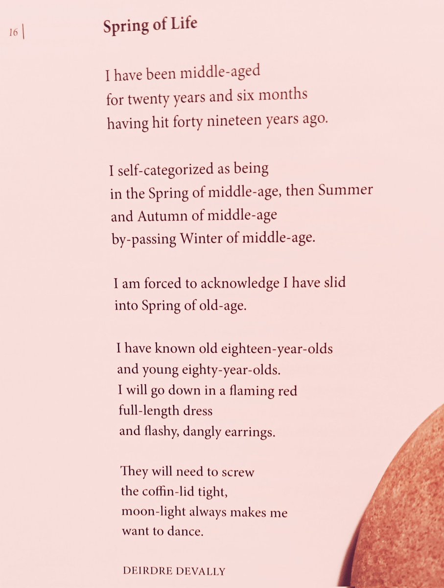 World Poetry Day! This tongue in cheek poem of mine sums up my philosophy on ageing. It was published in @stonythursdaybook in Winter, 2022. #WorldPoetryDay2023 #Irishpoets